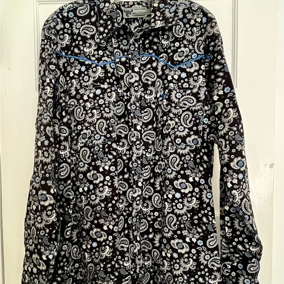 Men’s Cowboy Hardware Long Sleeve Western Shirt! - Picture 2 of 5